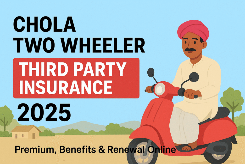 Chola Two Wheeler Third Party Insurance 2025: Premium, Benefits & Renewal Online