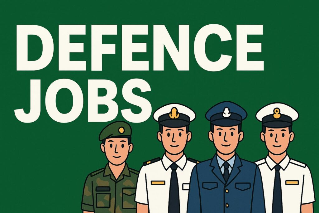 Defence Jobs : Army, Navy, Air Force Bharti, Notification & Online Apply