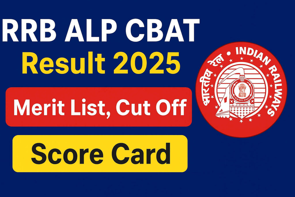 RRB ALP CBAT Result 2025 Out