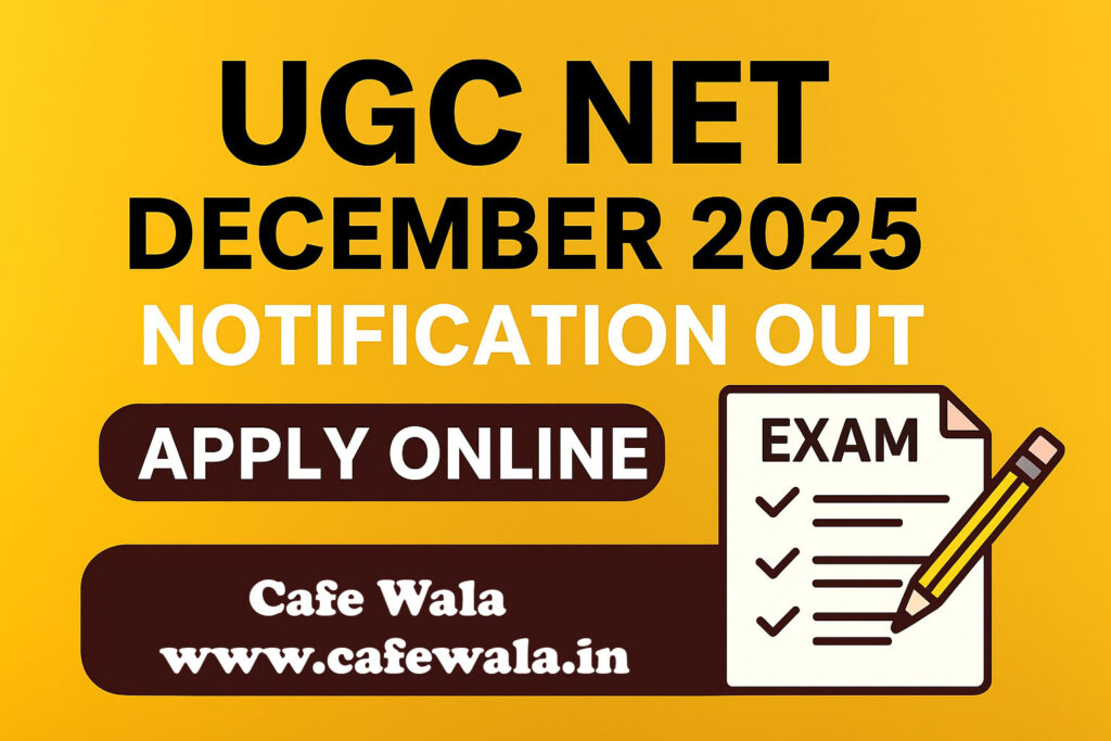 UGC NET December 2025 : Eligibility, Fees , Exam Dates out