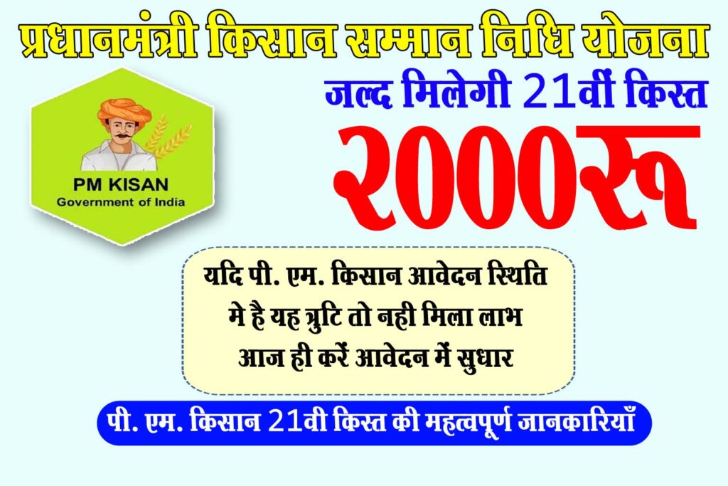 PM Kisan 21 installment date