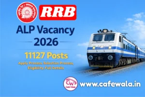 RRB ALP Recruitment 2026 के लिए 11127 पदों पर भर्ती होने वाली है। जानें आवेदन तिथि, योग्यता, चयन प्रक्रिया, सैलरी और Apply Online की पूरी जानकारी यहां।