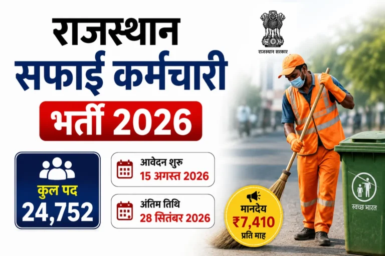 Rajasthan Safai Karmachari Recruitment 2026