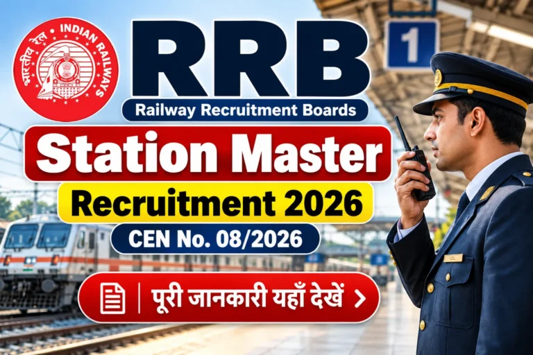 RRB Station Master Recruitment 2026